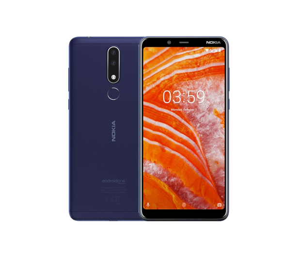 NOKIA 3.1 PLUS 3/32GB Niebieski Dual Sim - 463672 - zdjęcie